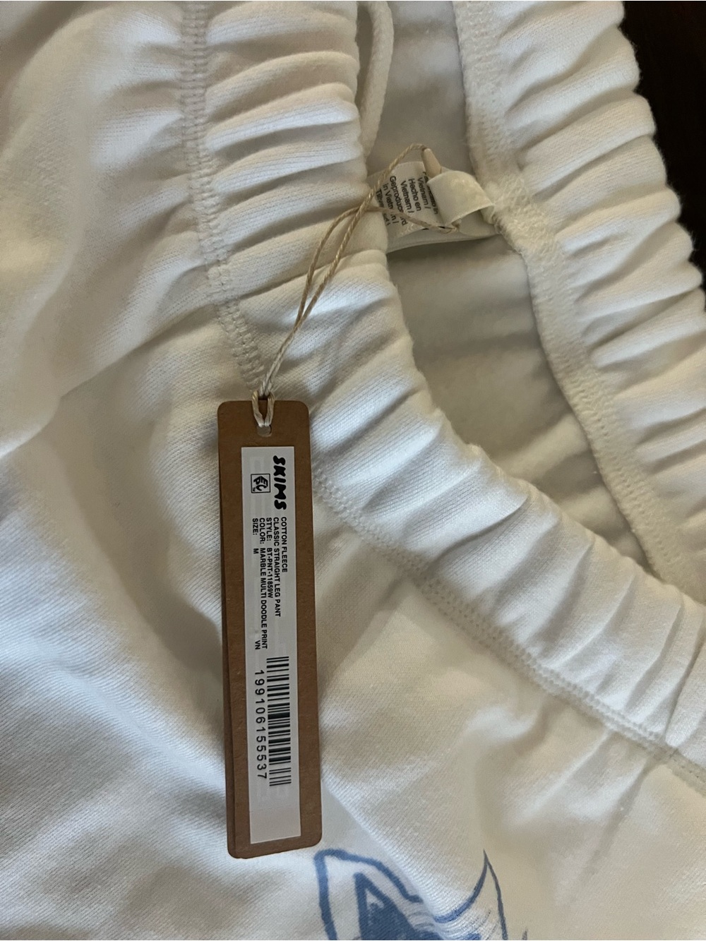 SKIMS Marble Multi Doodle Print Sweatpants - Picture 3 of 5